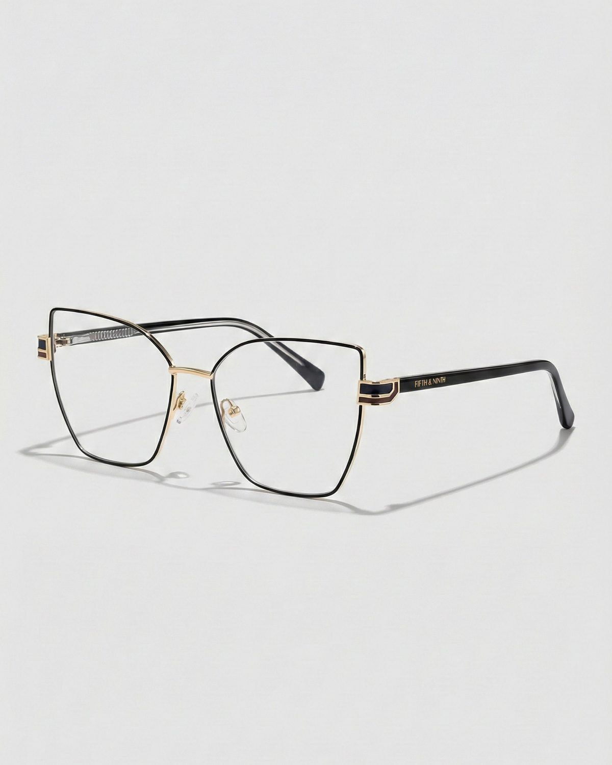 Chai | Squared Cat-Eye Blue Light Glasses | Fifth & Ninth 