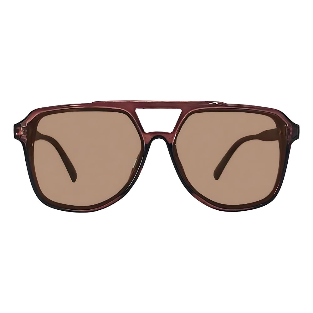 Fifth Ninth Lagos 58M Polarized Aviator Sunglasses Maroon Maroon