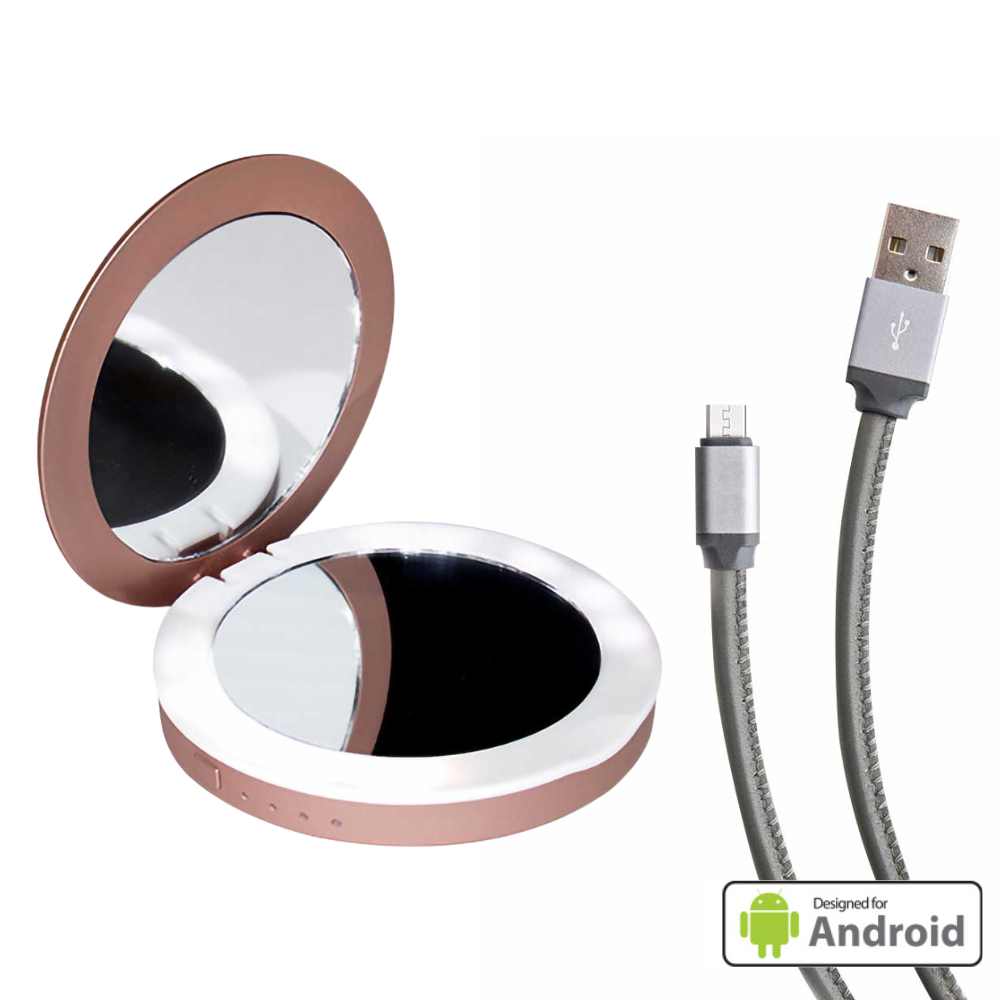 Beauty Bank & Cable Bundle - Android, 3-Ft
