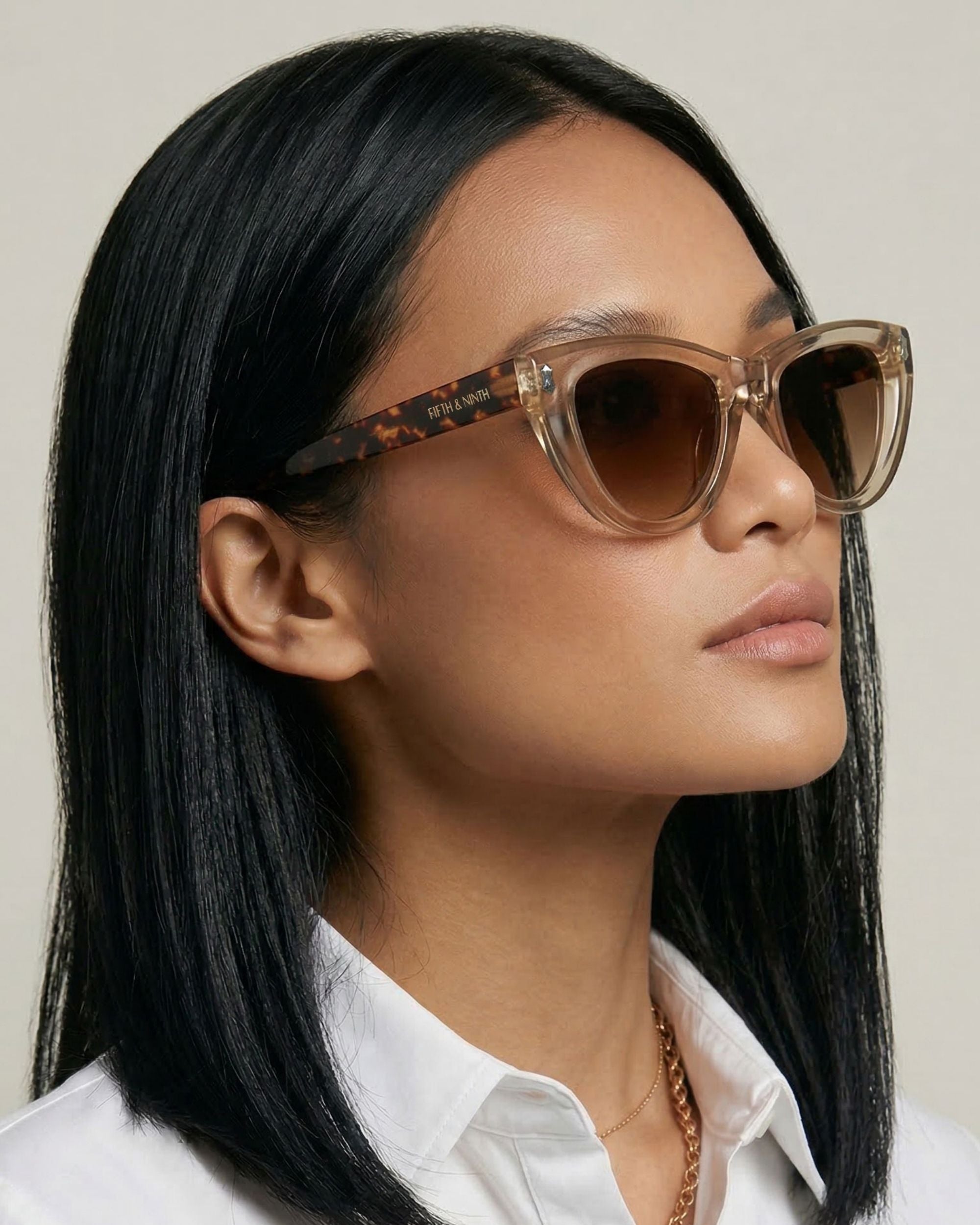 Camille | Cat-Eye Polarized Sunglasses | Fifth & Ninth – Fifth and