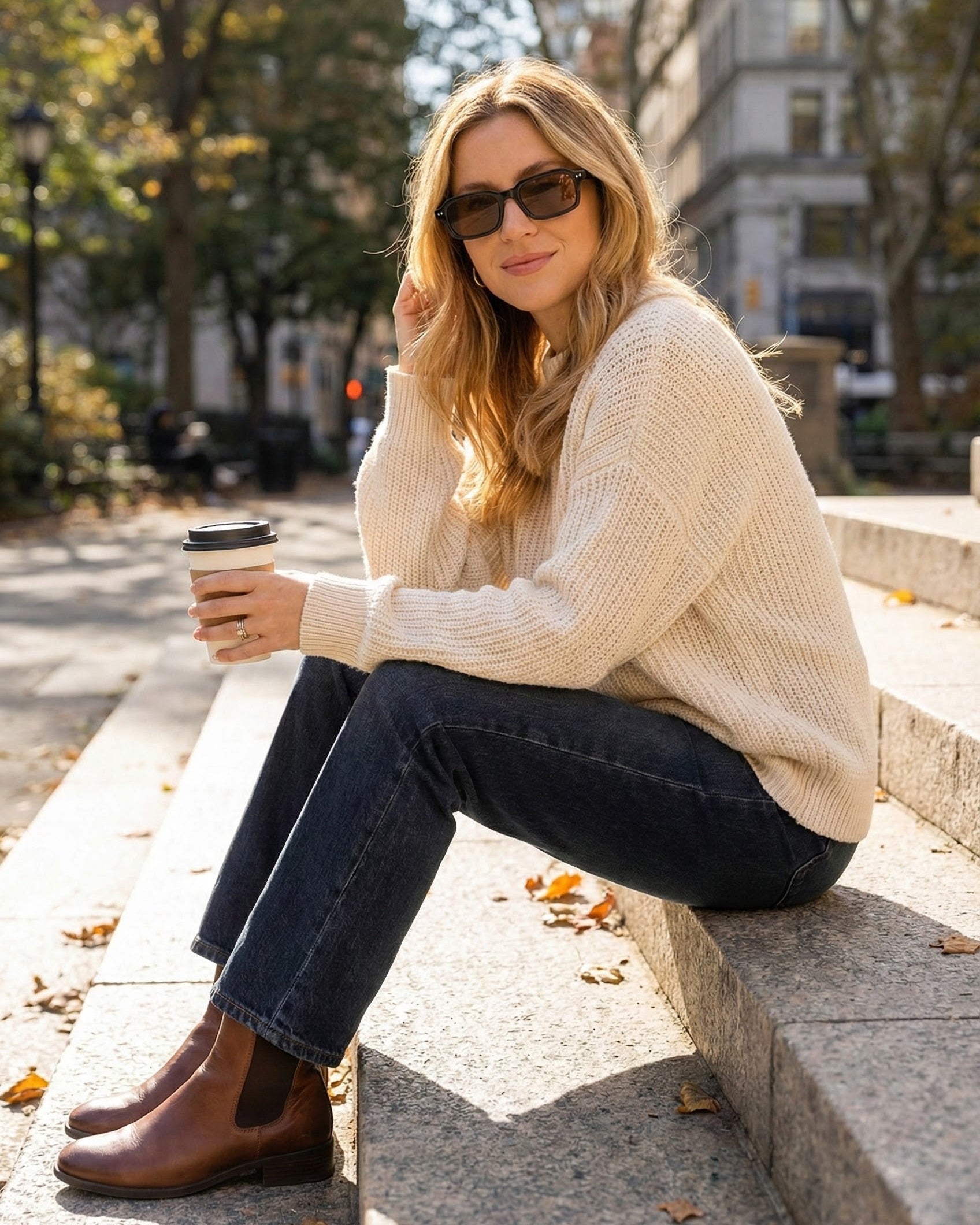 Cali | Rectangle Polarized Sunglasses | Fifth & Ninth – Fifth and