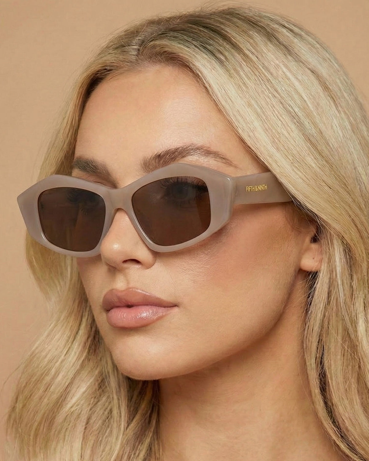Zaria | Geometric Sunglasses | Fifth & Ninth – Fifth and Ninth display picture 1