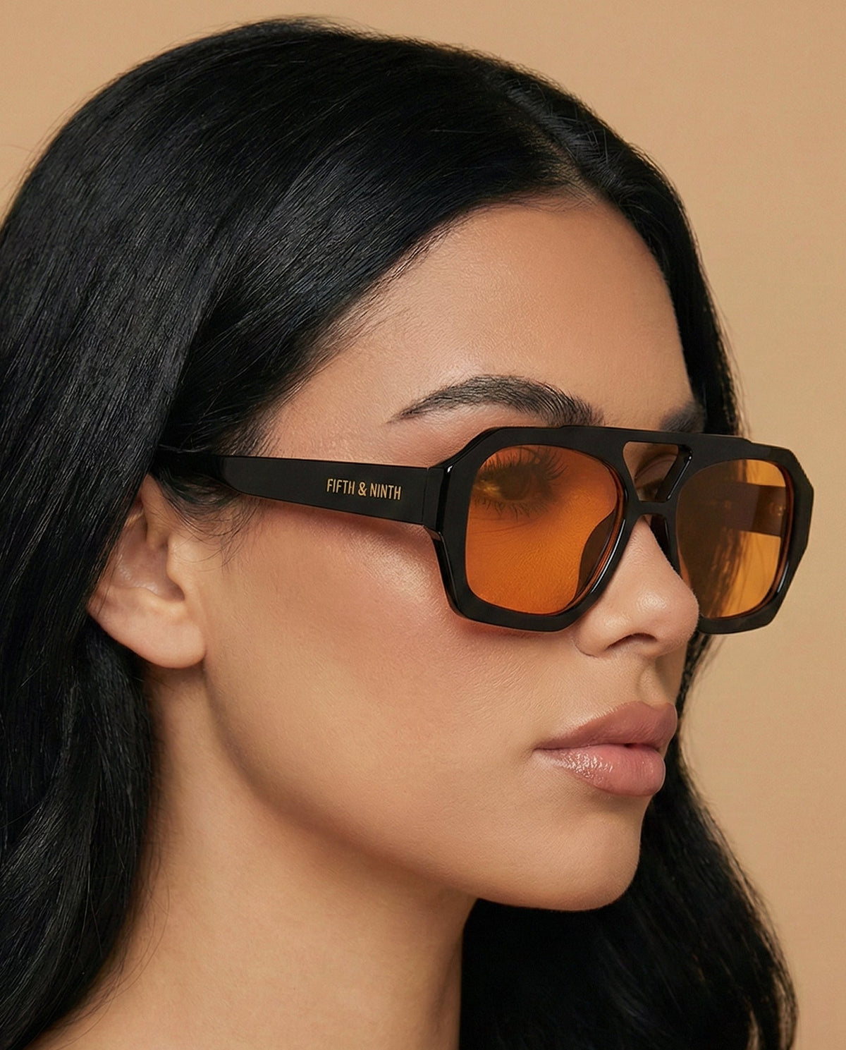 Ryder | Geometric Aviator Polarized Sunglasses | Fifth  display picture 1