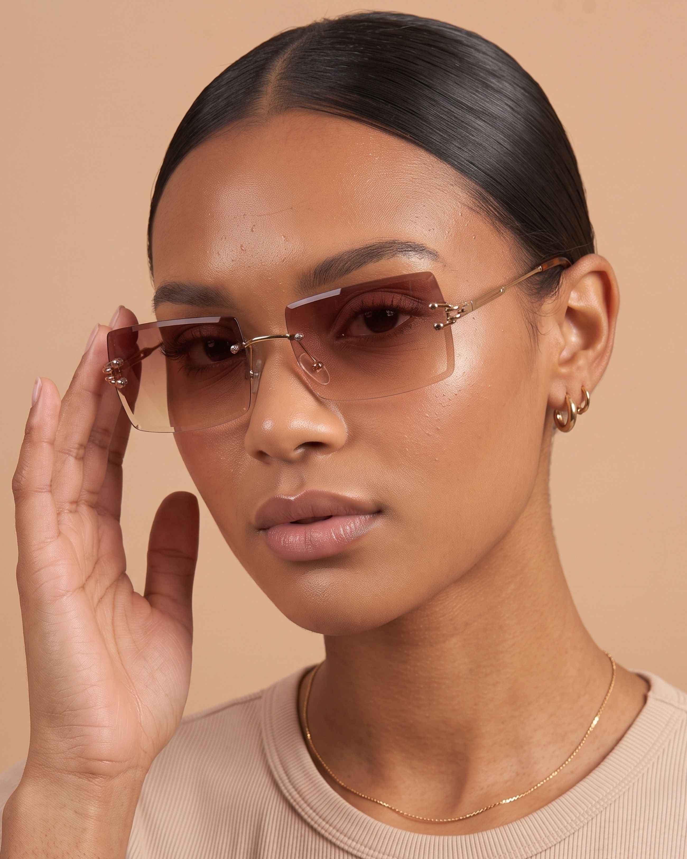 Miami | Y2K Rimless Sunglasses | Fifth & Ninth – Fifth and Ninth