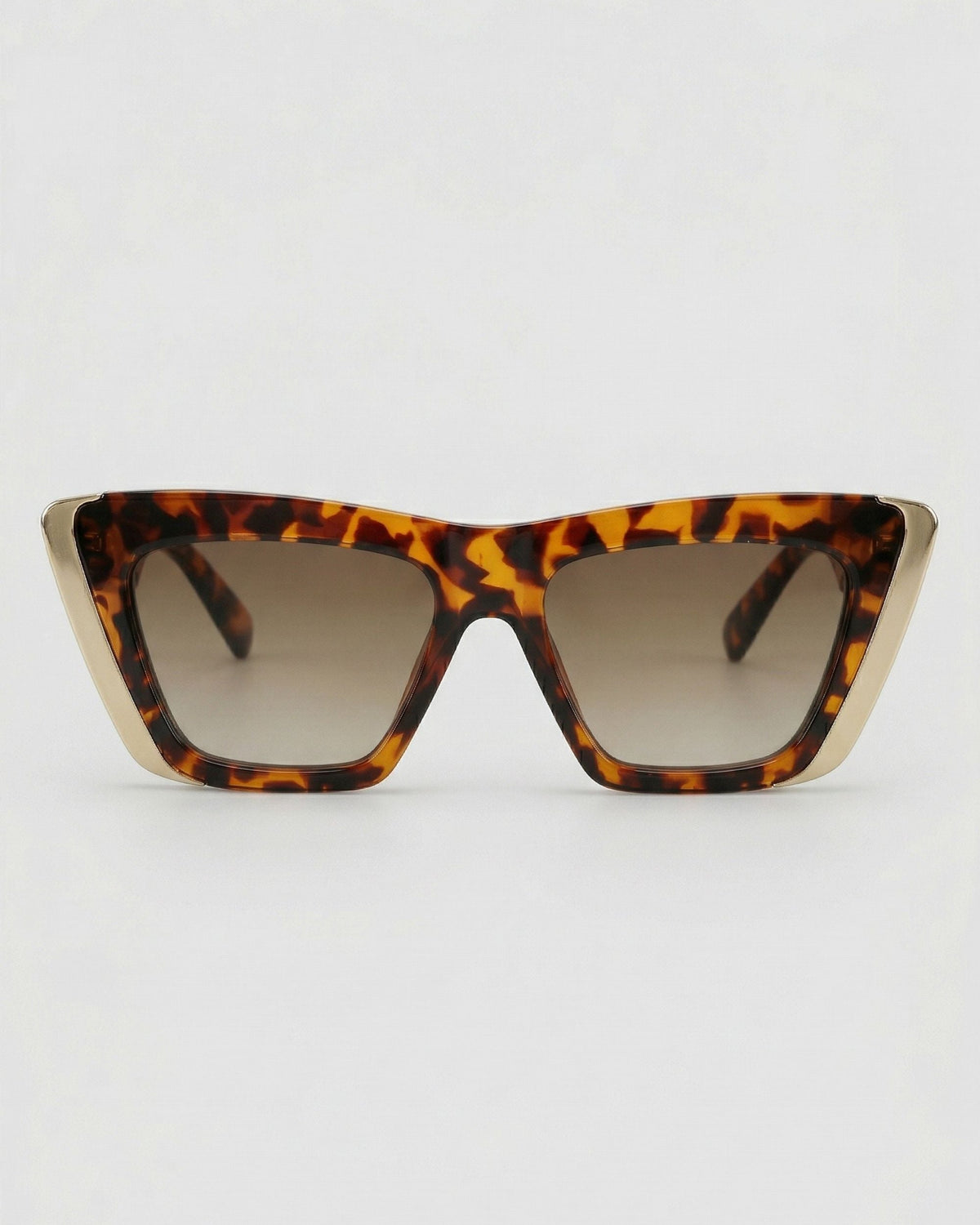 Polarized Cat Eye Sunglasses with Gold Accents, Plastic Frame Gold Cat Eye Sunglasses - Etsy main image 2