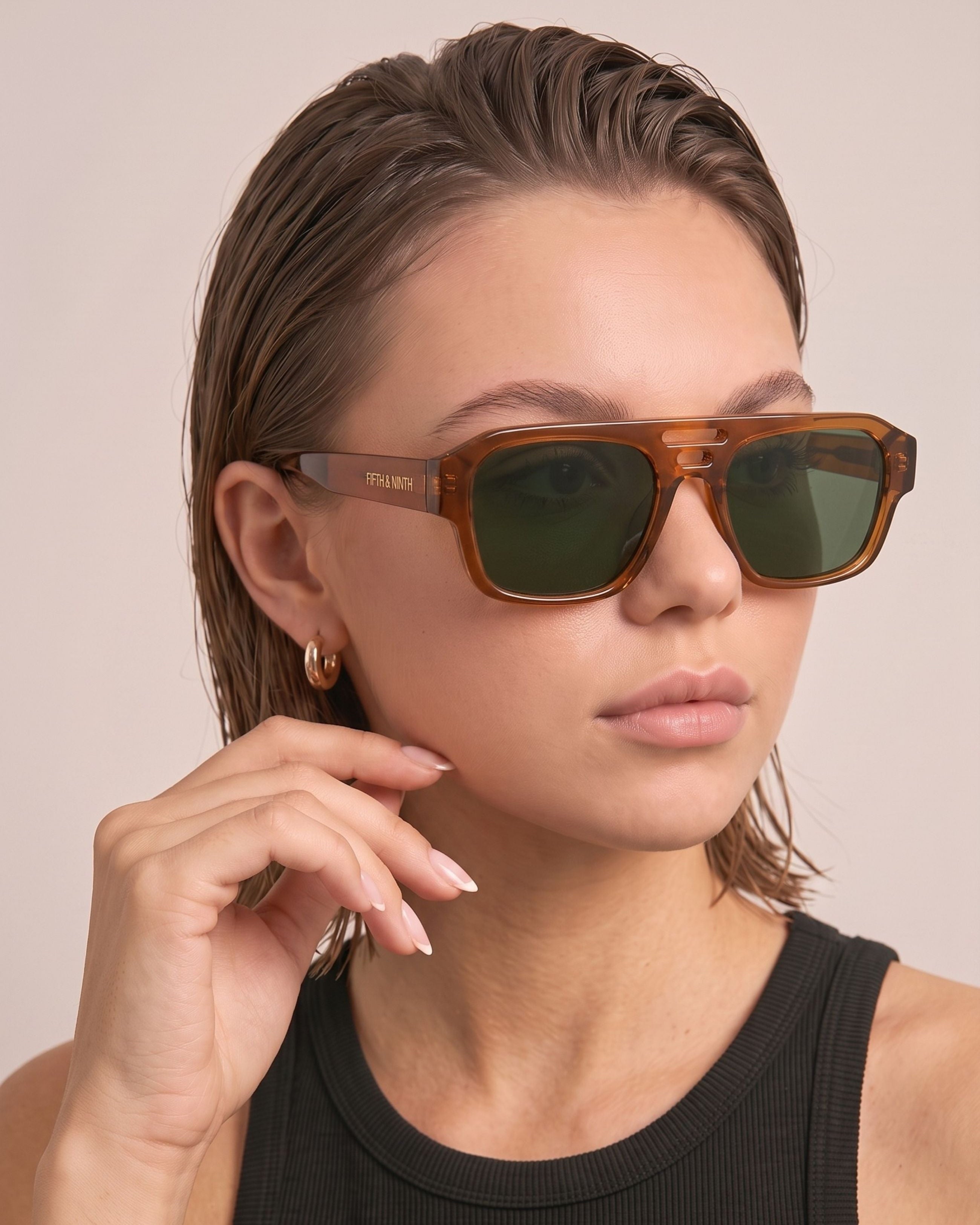 Alix | Aviator Polarized Sunglasses | Fifth & Ninth – Fifth and Ninth