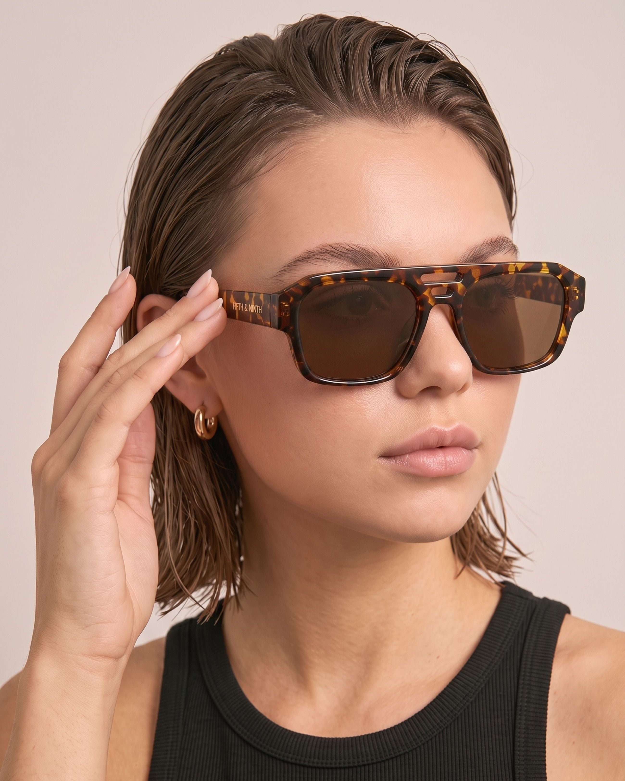 Alix | Aviator Polarized Sunglasses | Fifth & Ninth – Fifth and Ninth