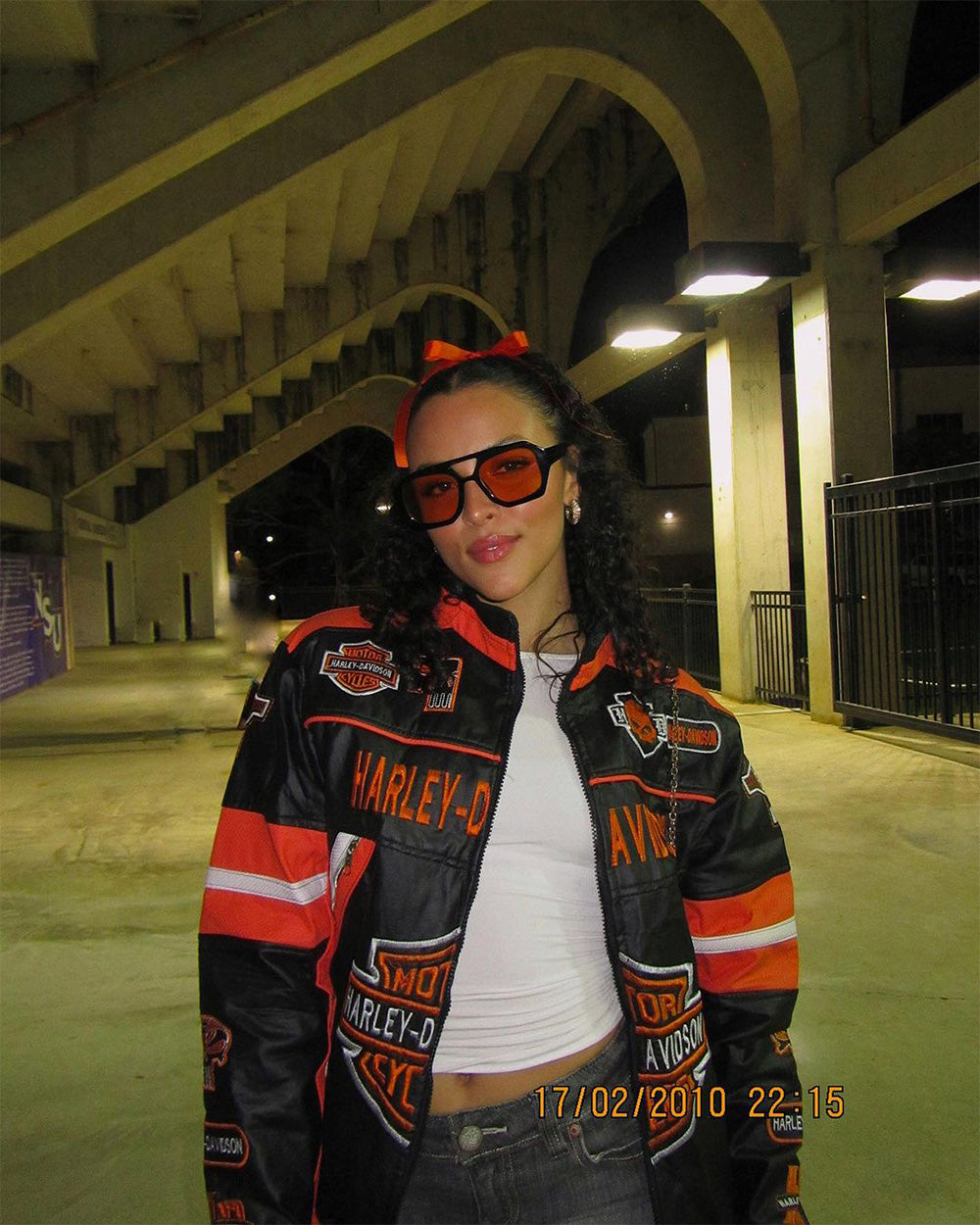 RYDER WEAR ブラ&レギンス GYDA ハイウエストフェイクレザー RAISED BACK KNEE ZIPレギンス