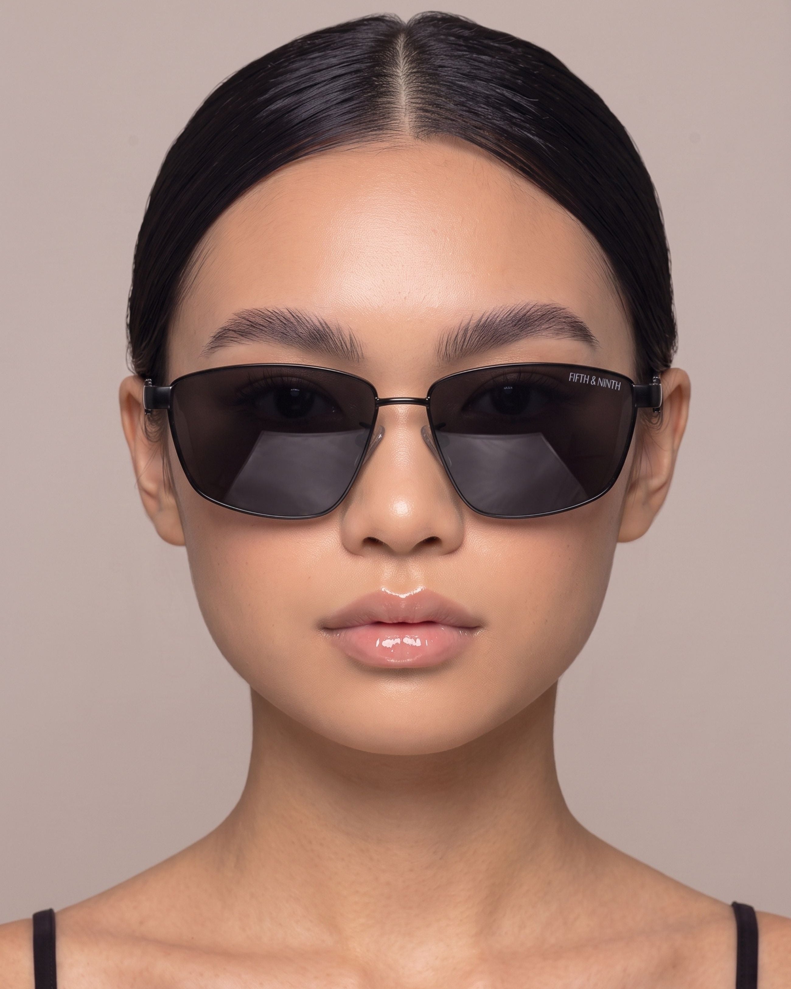 Cleo | Geometric Polarized Sunglasses | Fifth & Ninth – Fifth and