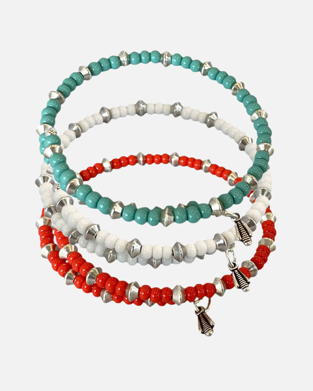 Mia Wrap Bracelet Bundle - Silver