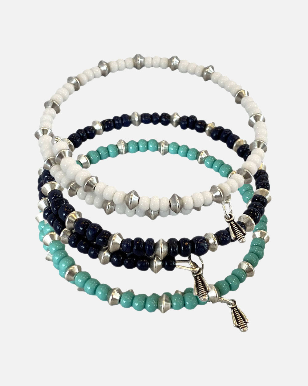 Mia Wrap Bracelet Bundle - Silver