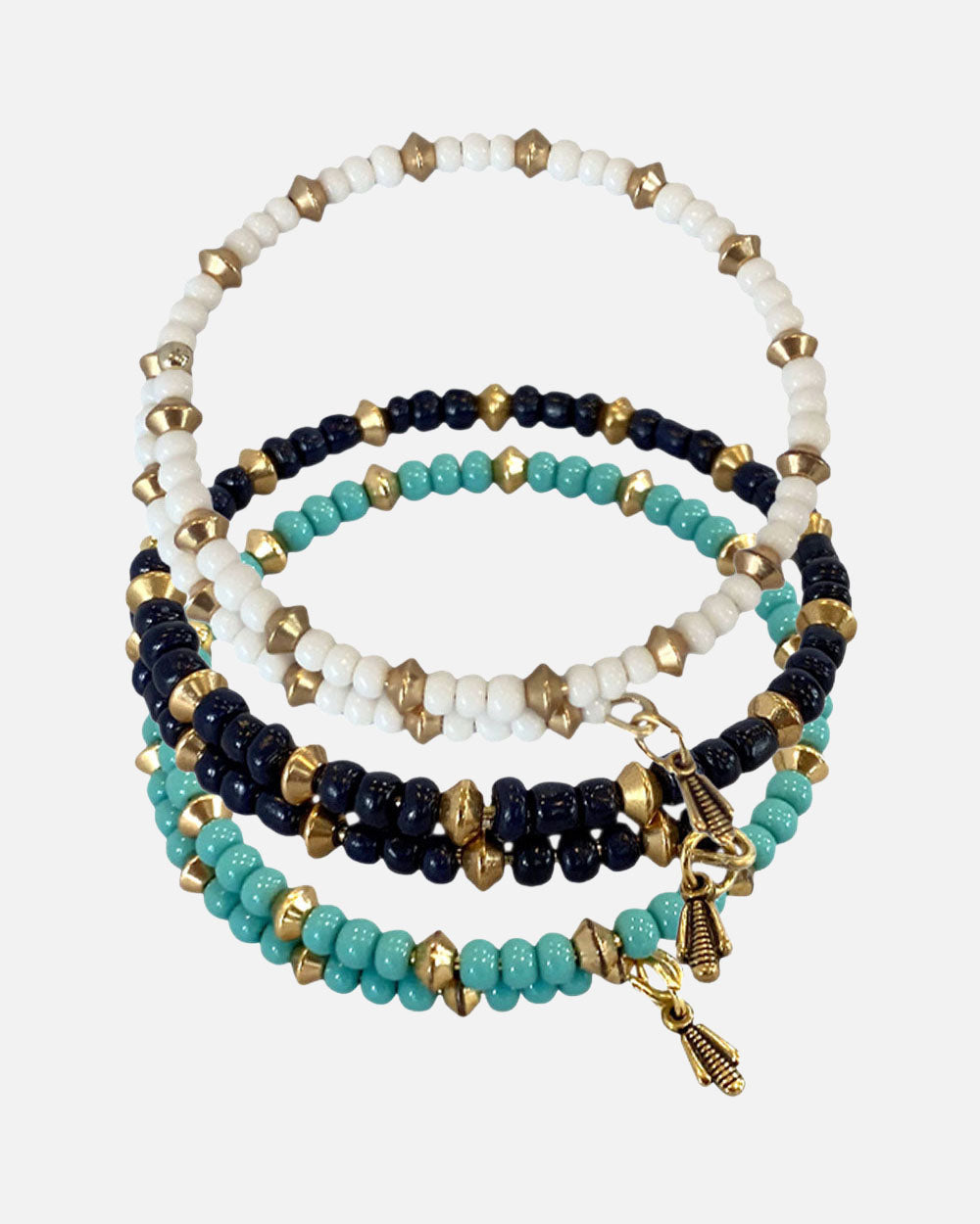 Mia Wrap Bracelet Bundle - Gold