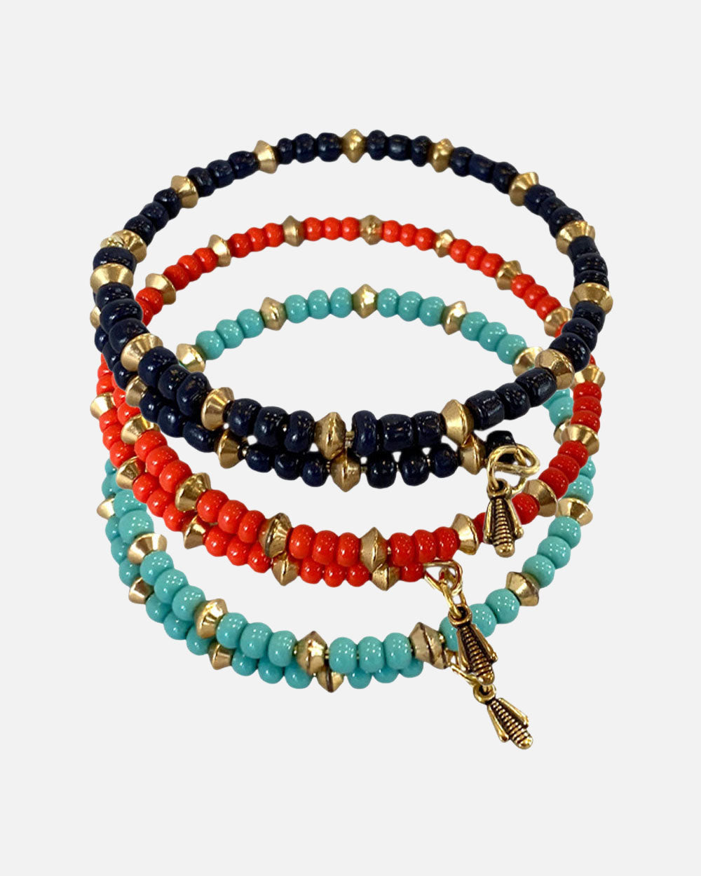 Mia Wrap Bracelet Bundle - Gold
