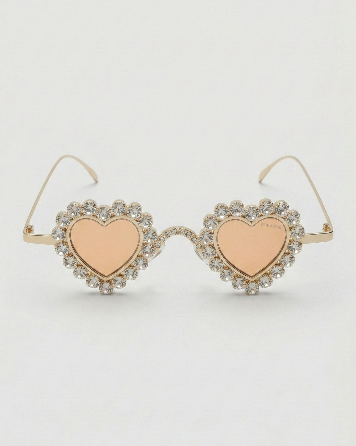 Juliet | Embellished Heart Wedding Sunglasses | Fifth 