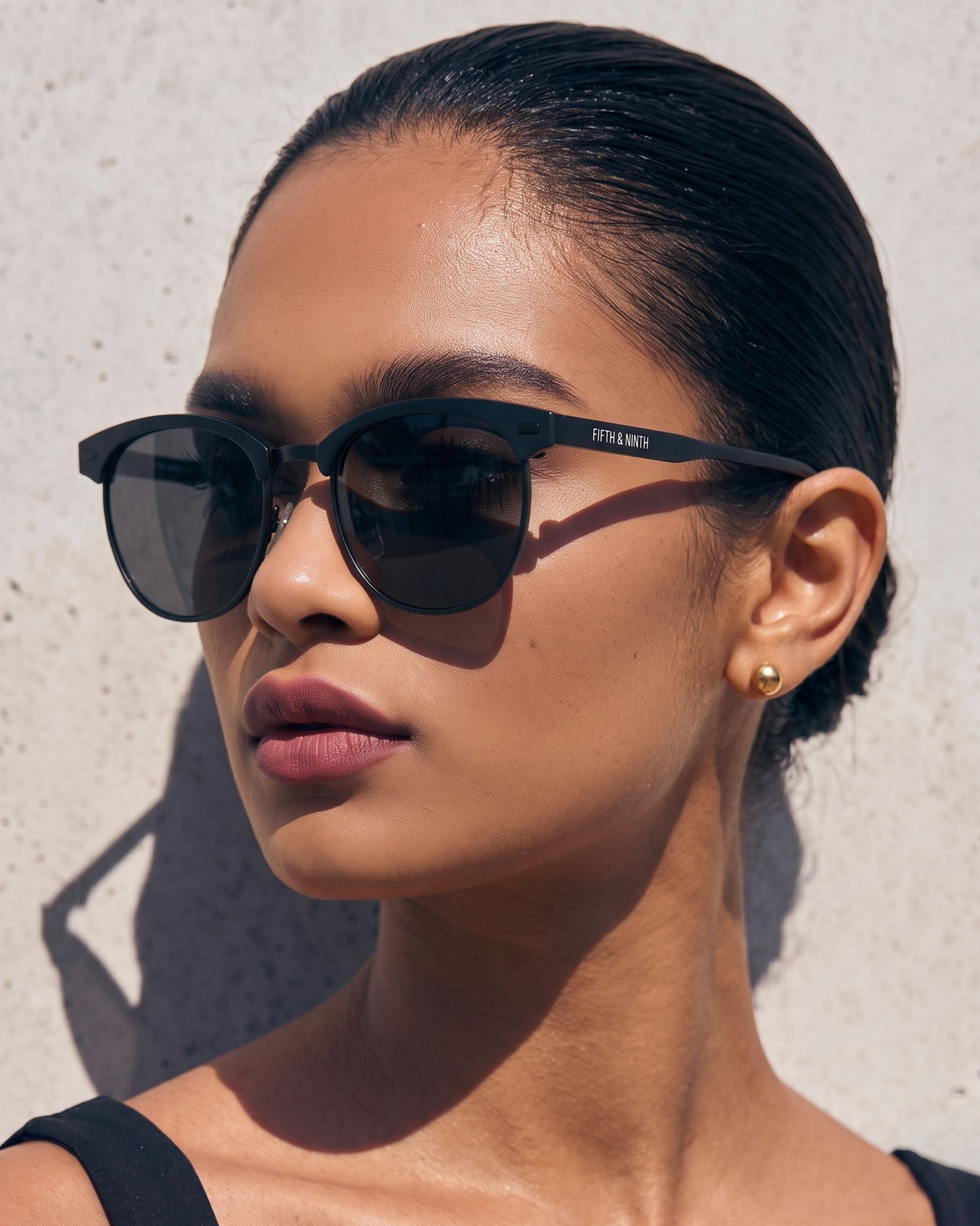 Knox | Unisex Round Polarized Sunglasses | Fifth & Ninth – Fifth