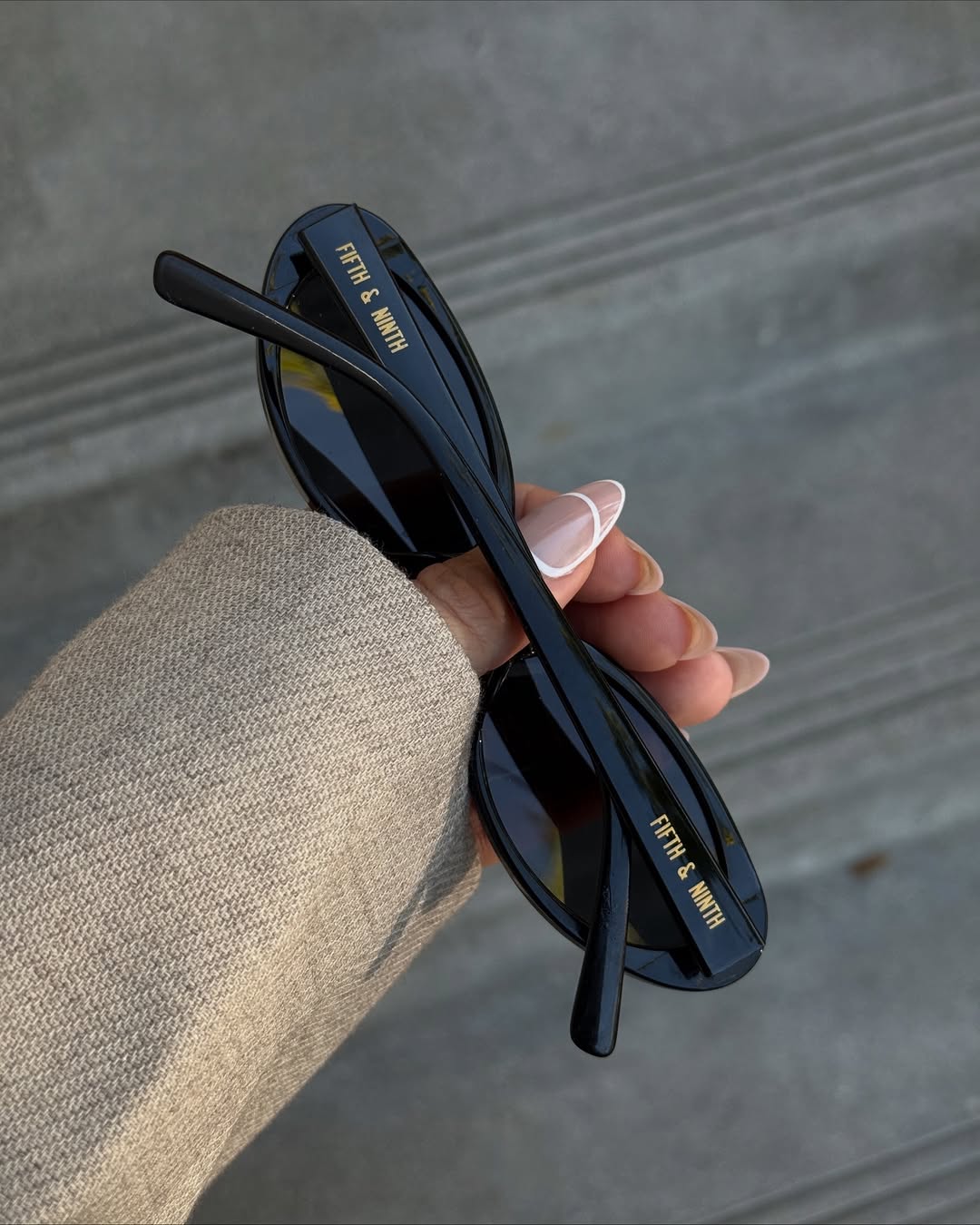 Taya | Wide Oval Polarized Sunglasses | Fifth & Ninth – Fifth and
