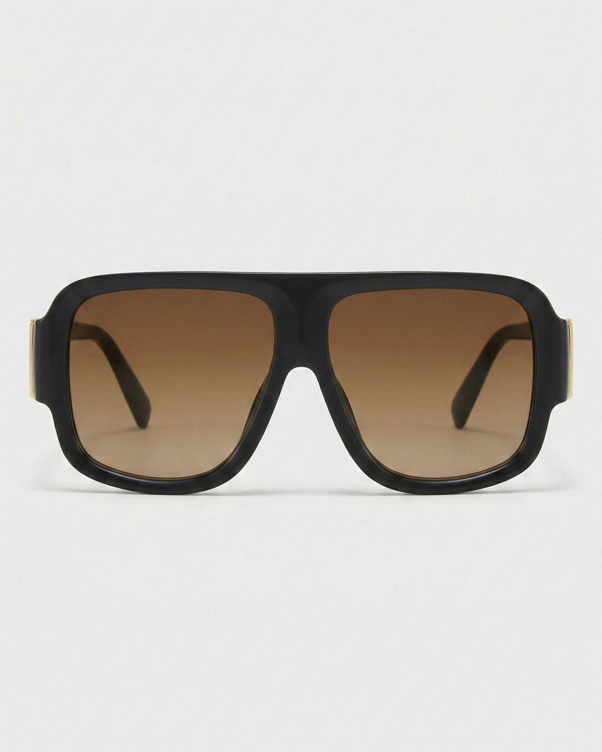 Oversized Polarized Aviator Sunglasses with UV Protection Aviator Elite - Blackout Polarized – Shady Rays® | Polarized  main image 3