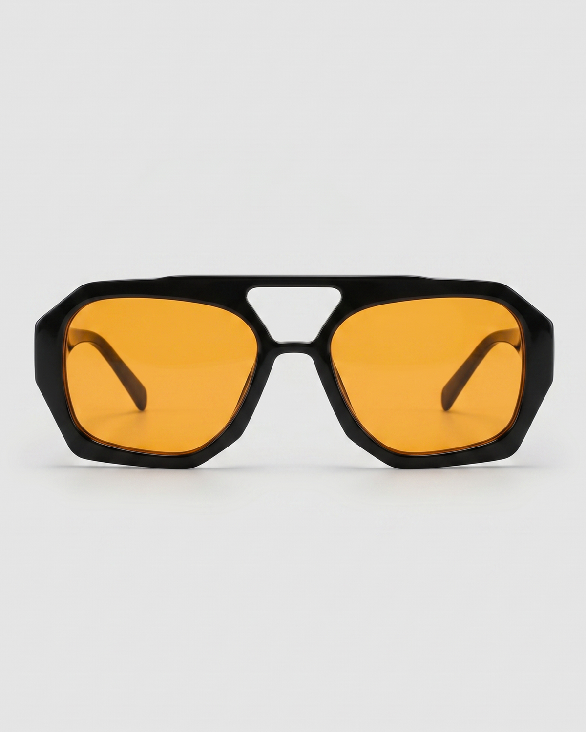 Geometric Aviator Sunglasses with UV Protection, Metal Frame Amazon.com: ZENOTTIC Hexagon Polarized Retro Sunglasses for  main image 3