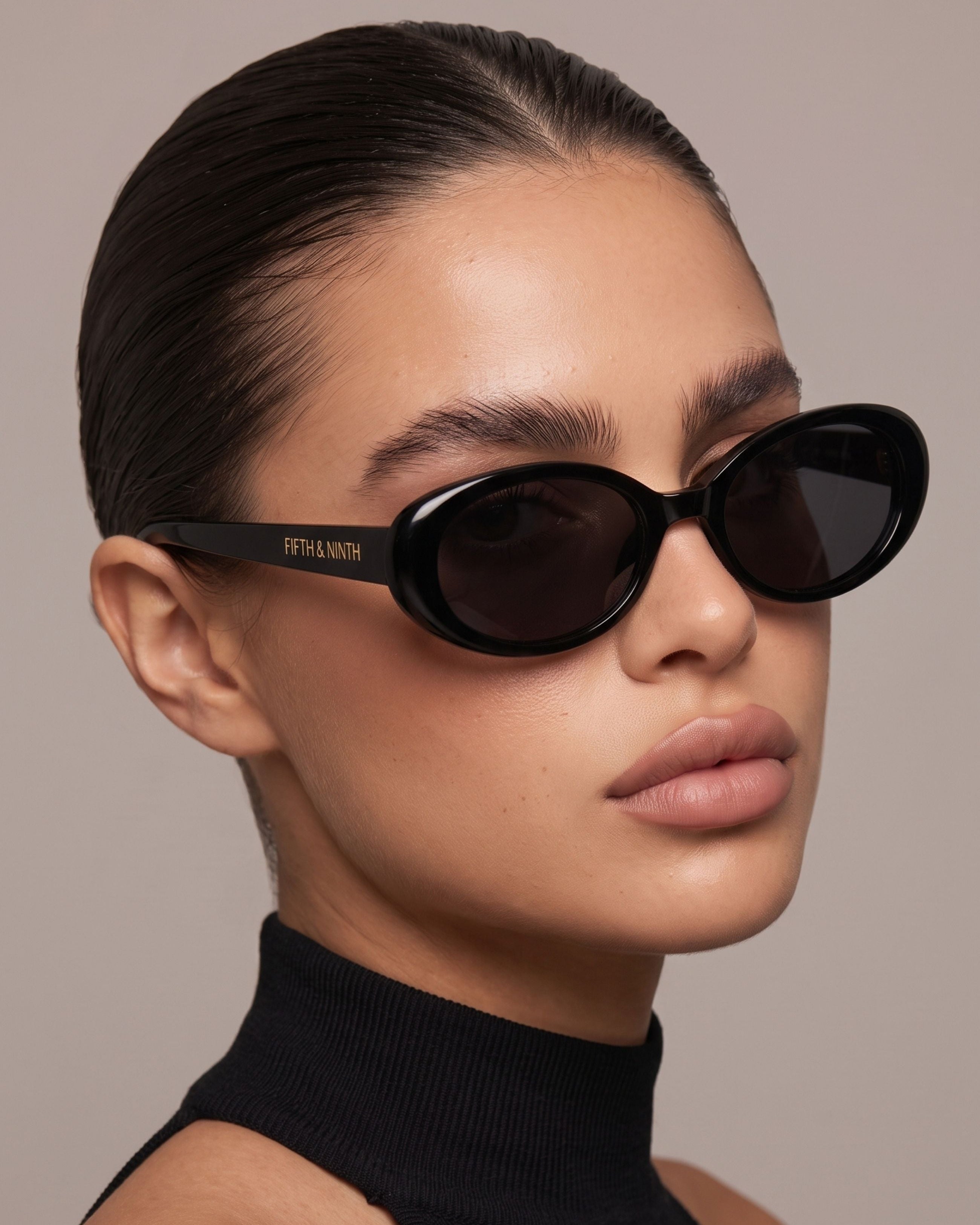 saaya-5353 Taya | Wide Oval Polarized Sunglasses | Fifth & Ninth – Fifth and