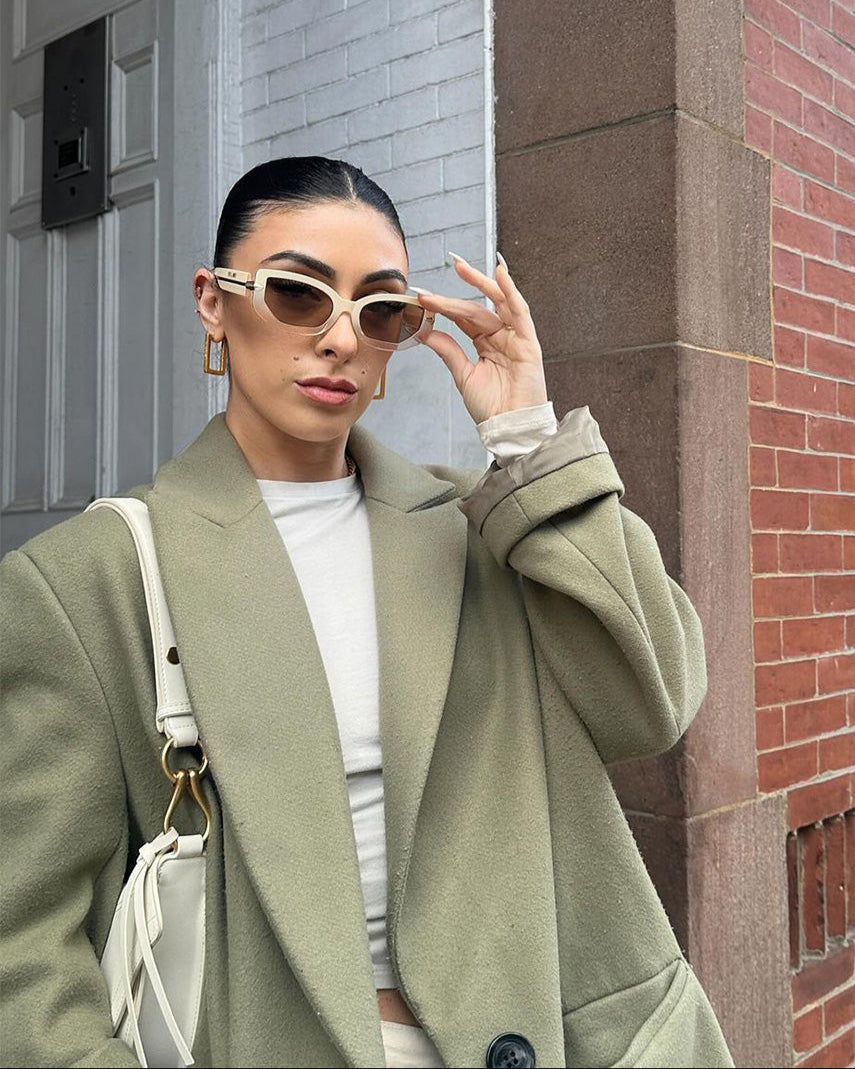 Elle | Embellished Polarized Sunglasses | Fifth & Ninth