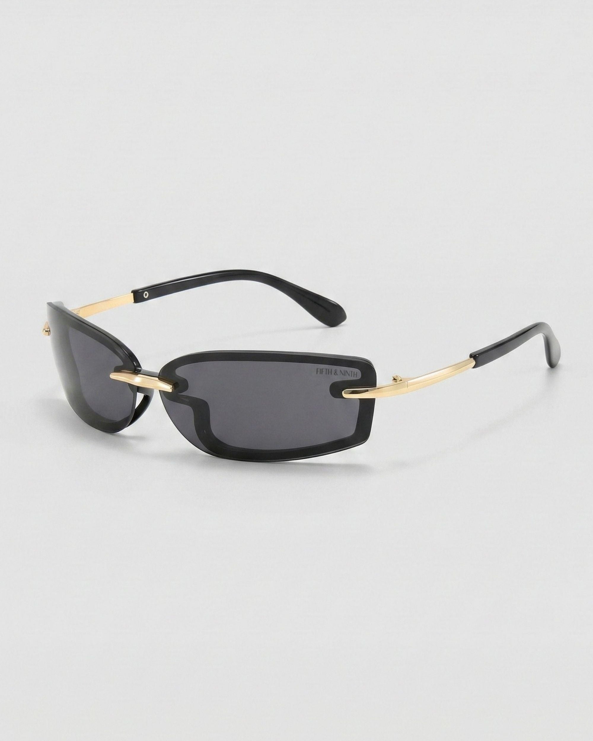 Zuri | Rimless Wraparound Sunglasses | Fifth & Ninth – Fifth and Ninth