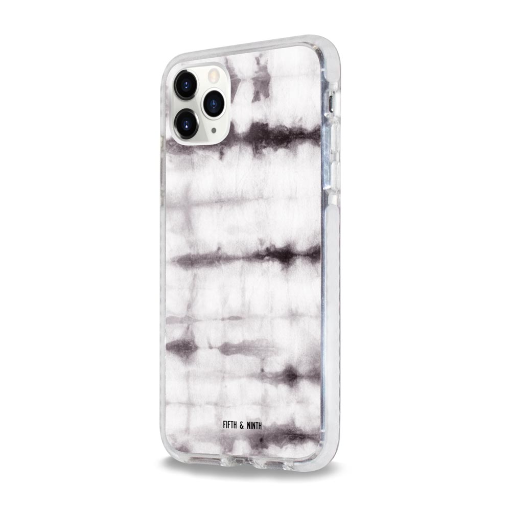 Noir Neutral Gray Tie Dye iPhone 11 Pro Case
