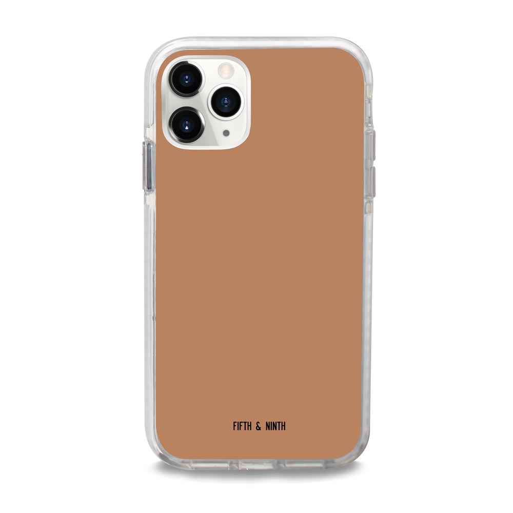 Terracotta Caramel Brown iPhone 11 Pro Max case