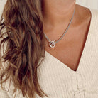 Curb chain necklace 3 ways to wear