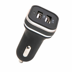 Black Leather Wrapped Car Charger