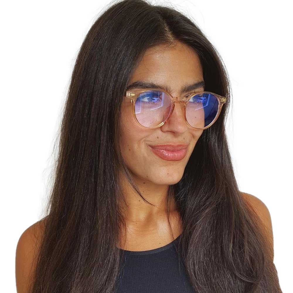 Blue light filter eye glasses on sale