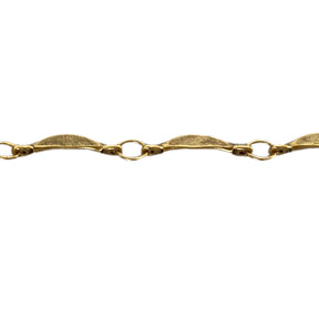 Curved link chain bracelet