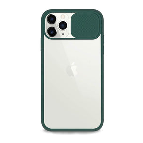Sliding camera lens cover iPhone case