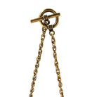 beautiful gold french rope chain necklace