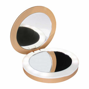 Gold Portable Phone Charger with mirror
