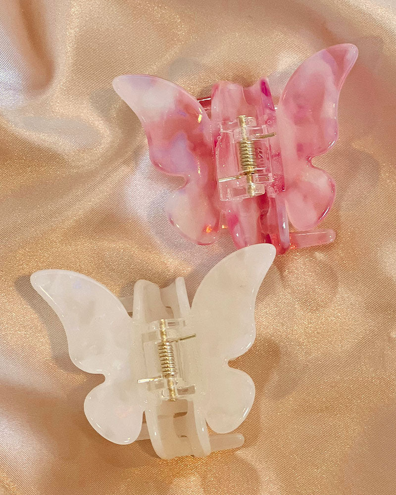 Hailey Hair Clip - White – Fifth and Ninth