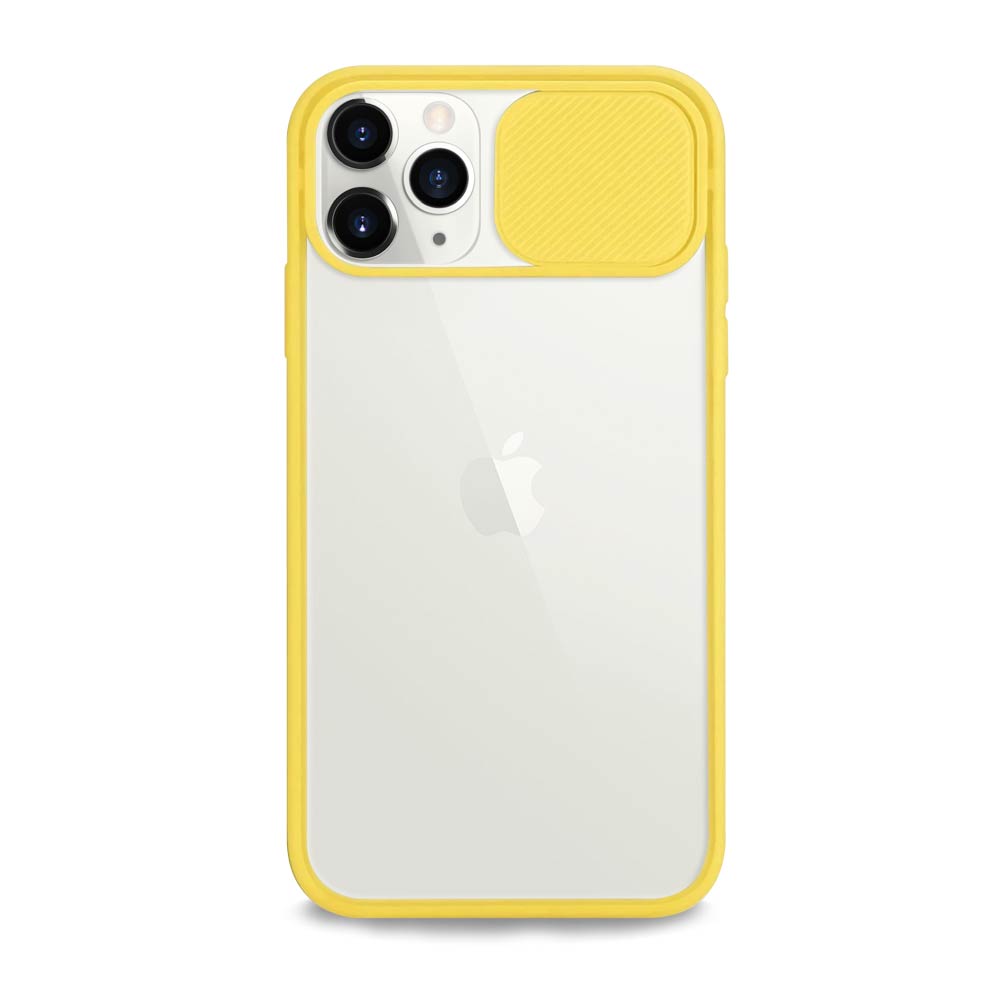 Yellow Slider Lens Cover iPhone case