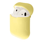 Lemon yellow silicone airpod case cover