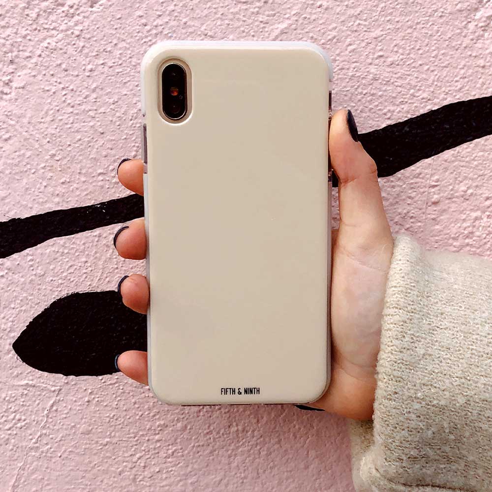 trendy neutral iphone case