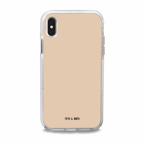 light cream iphone xs case