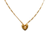 Piper Puffed Heart Necklace