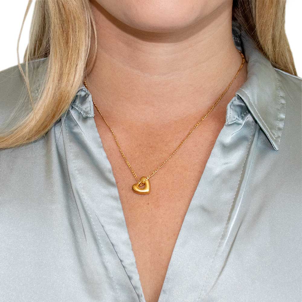 10K Solid Yellow Gold 0.50ct Diamond Puff Heart Pendant - Pave Heart Pendant  | eBay