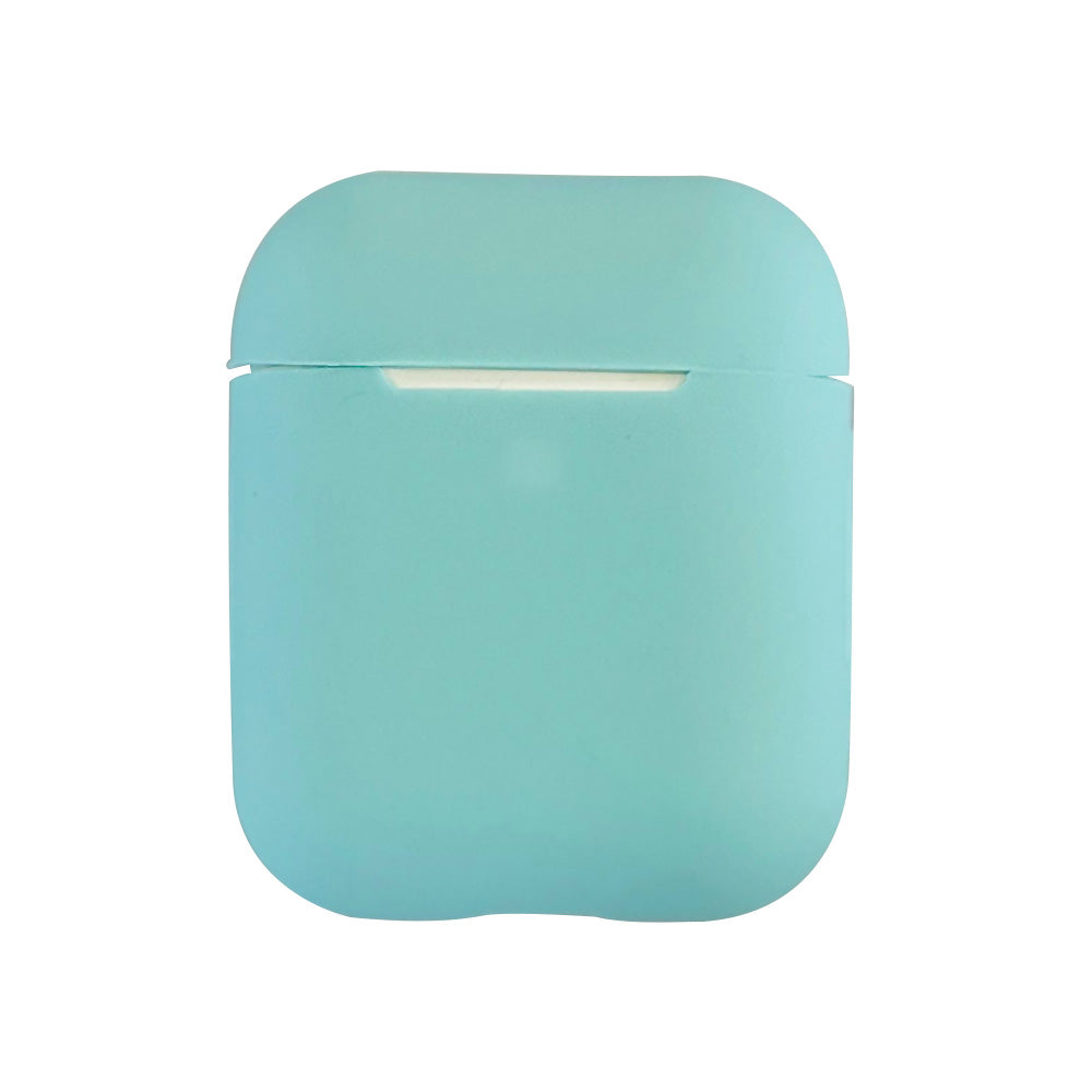 Turquoise silicone airpod case cover