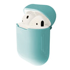 Cute teal silicone airpod case cover